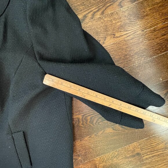 Vintage Tahari Arthur S. Levine Wool Retro Black Jacket/Blazer-Sz. 16W - Picture 10 of 11